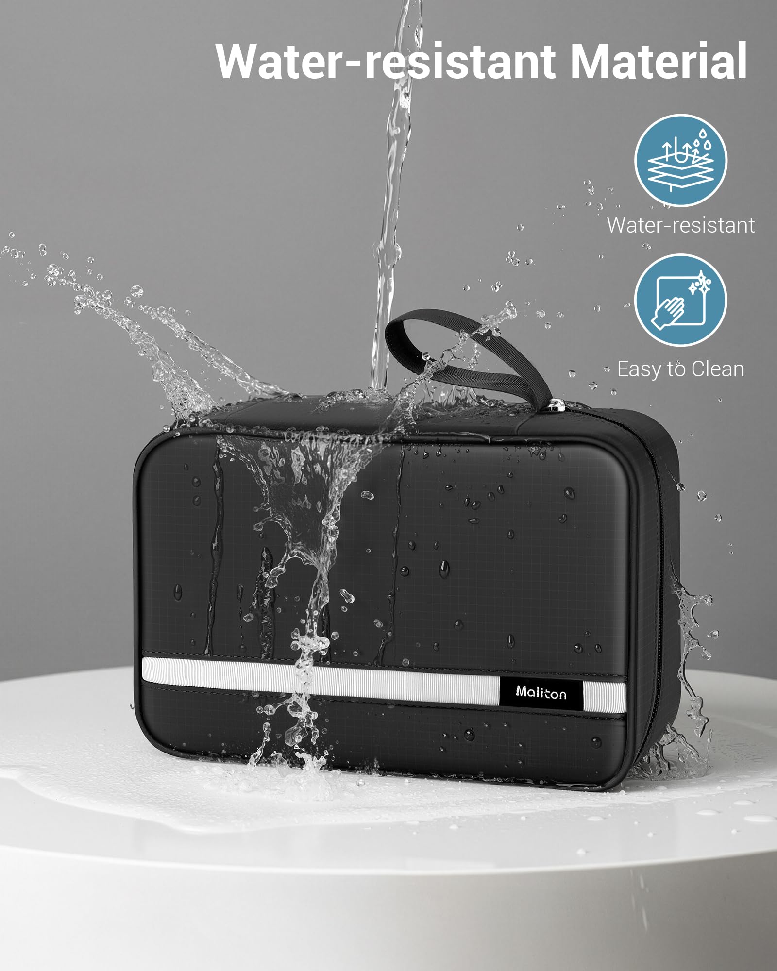 Maliton close-up of waterproof nylon fabric for leak protection benefit