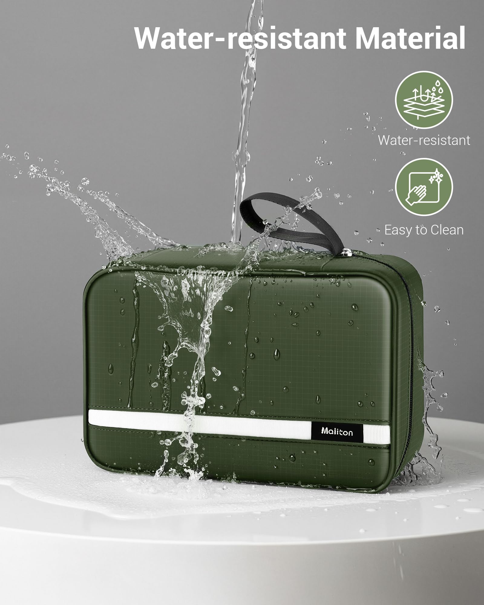 Maliton ventilated mesh pocket detail improving drying and preventing odor buildup