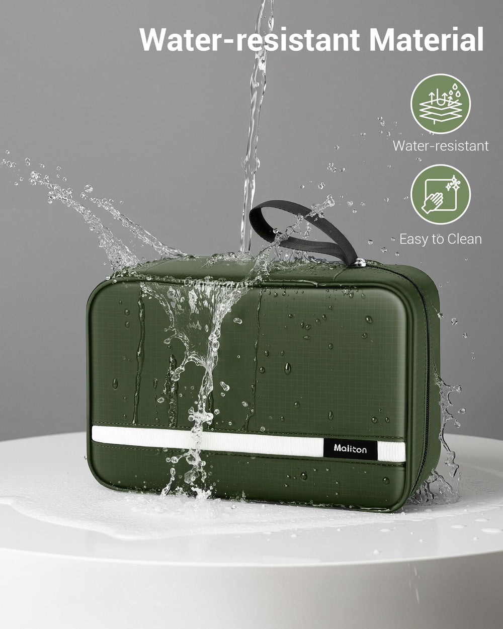 Maliton ventilated mesh pocket detail improving drying and preventing odor buildup