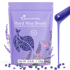 Mallowwax front bag showing 2.5lb bulk value and product branding benefits