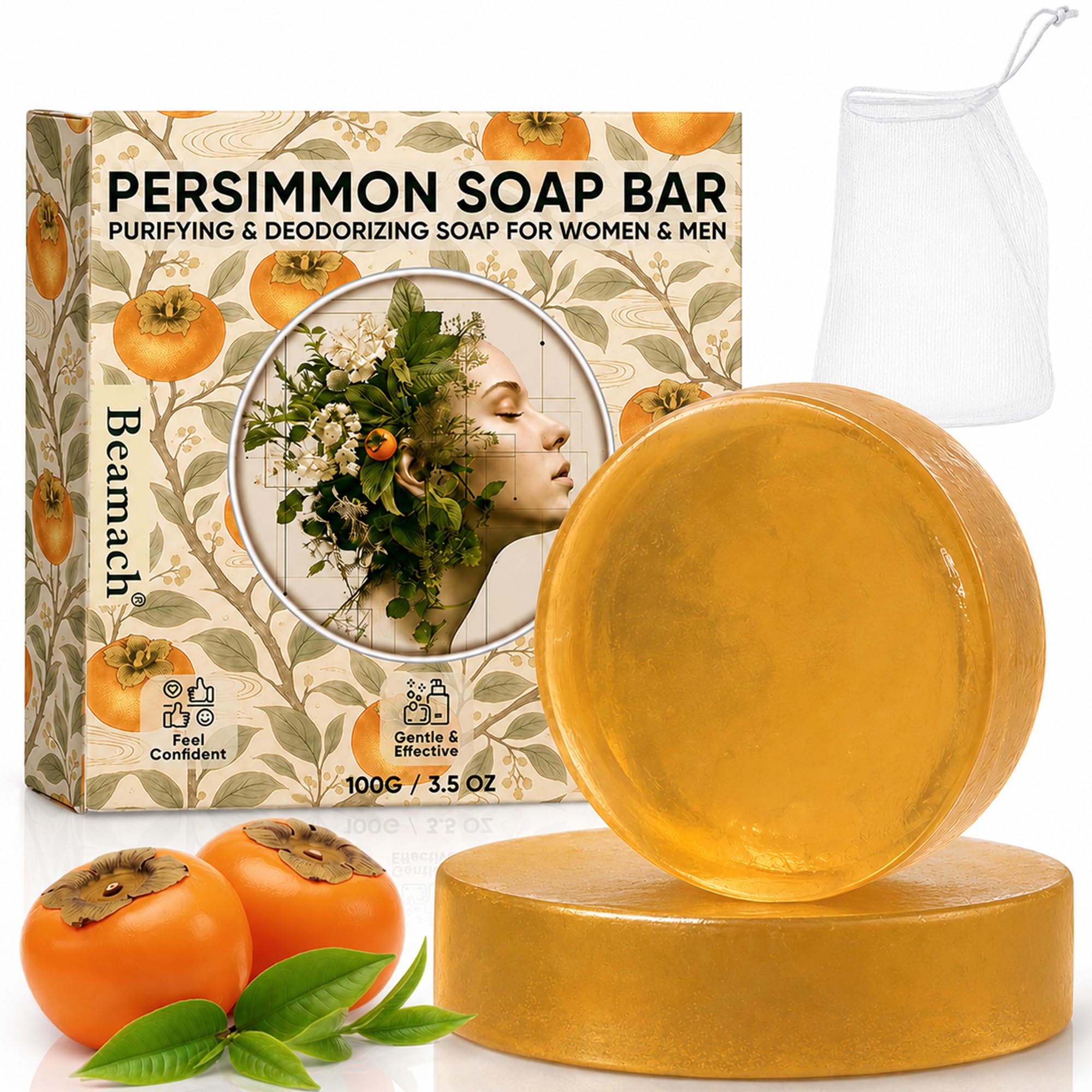 MALVAY front packaging showing two deodorant soap bars for long-lasting freshness