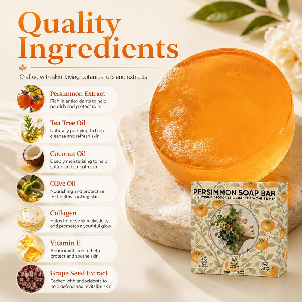 MALVAY Japanese persimmon extract ingredient photo highlighting natural deodorizing