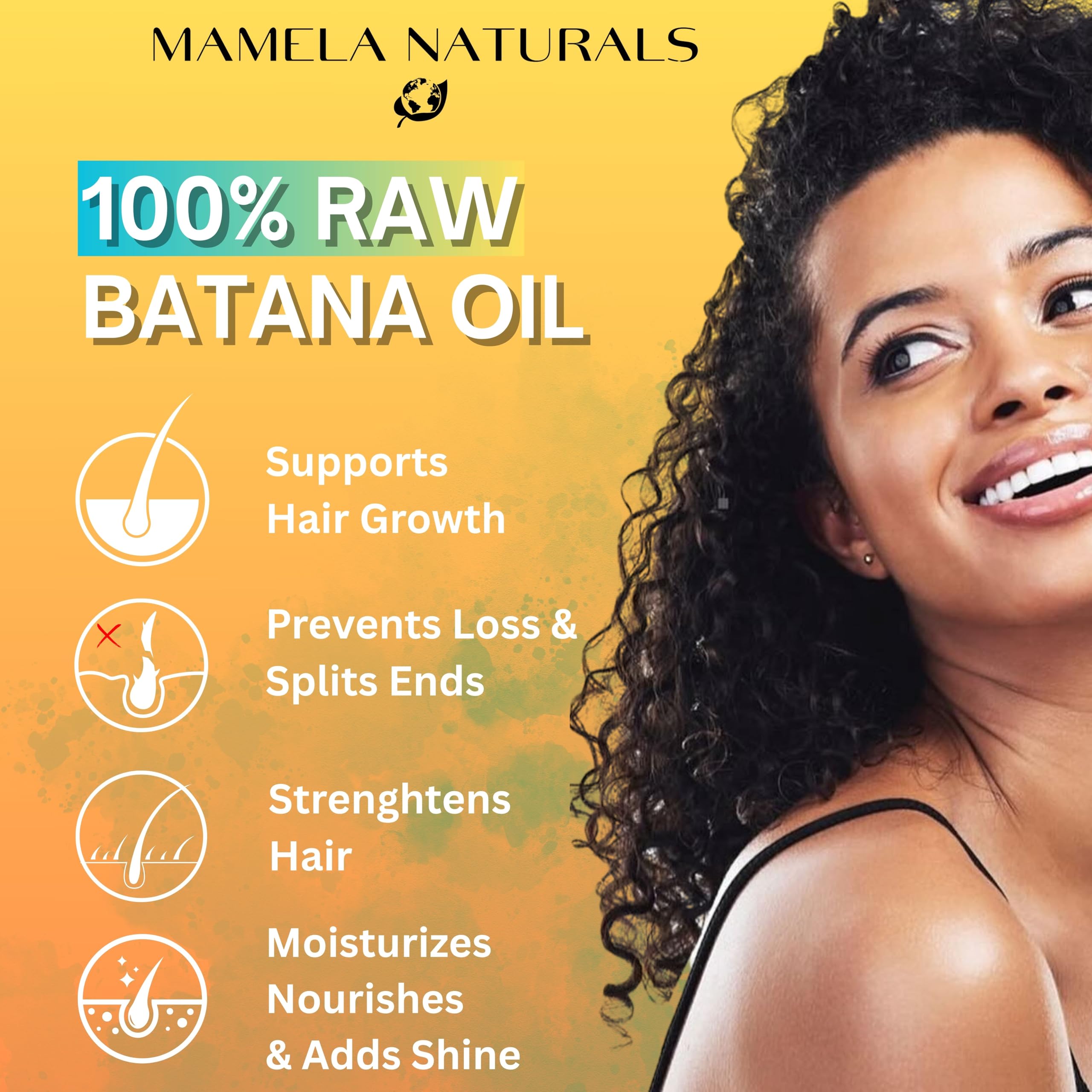 Mamela Naturals close-up of batana oil texture demonstrating nutrient-rich feel