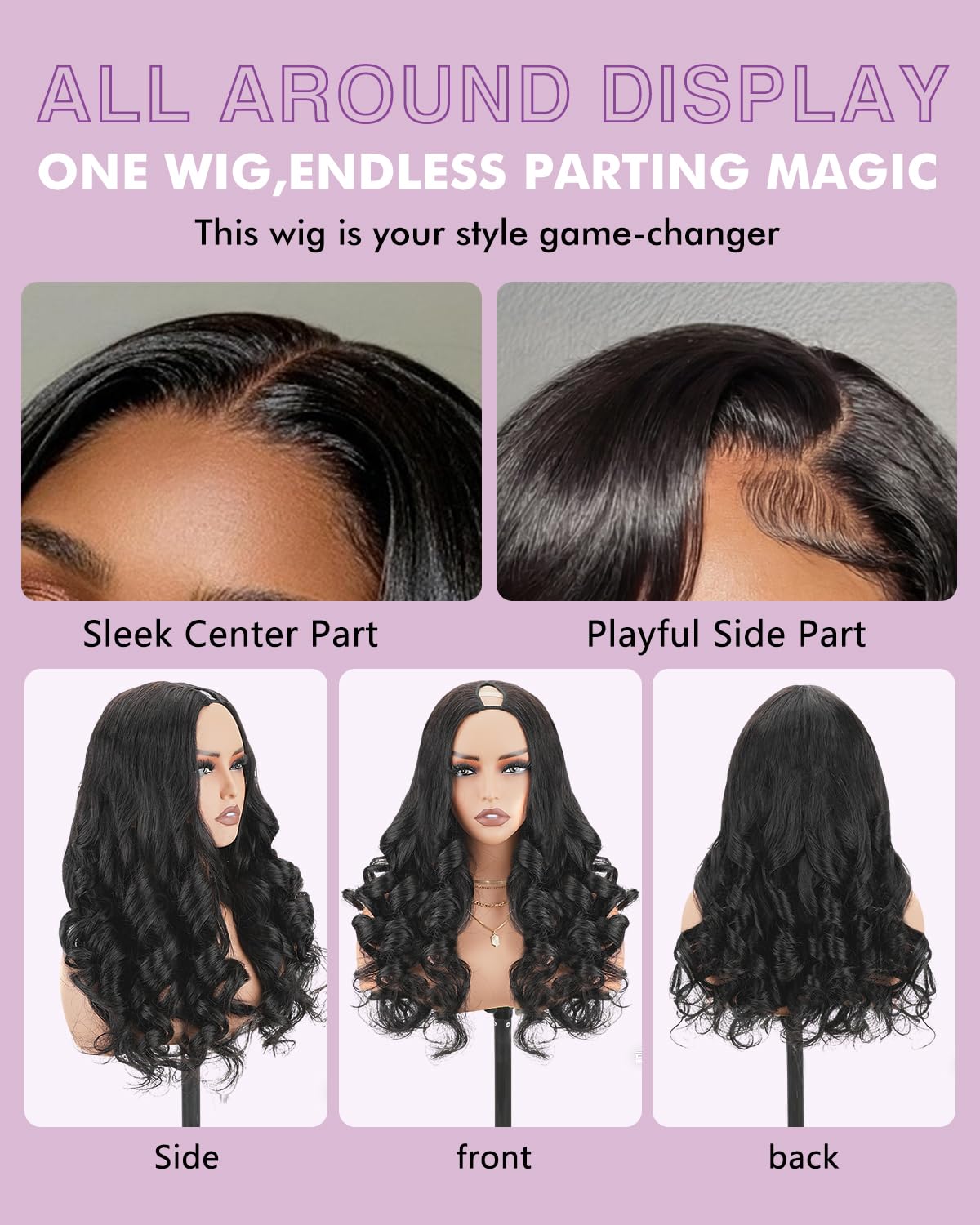 Mamushow body wave texture close-up showing soft natural movement and shine benefit