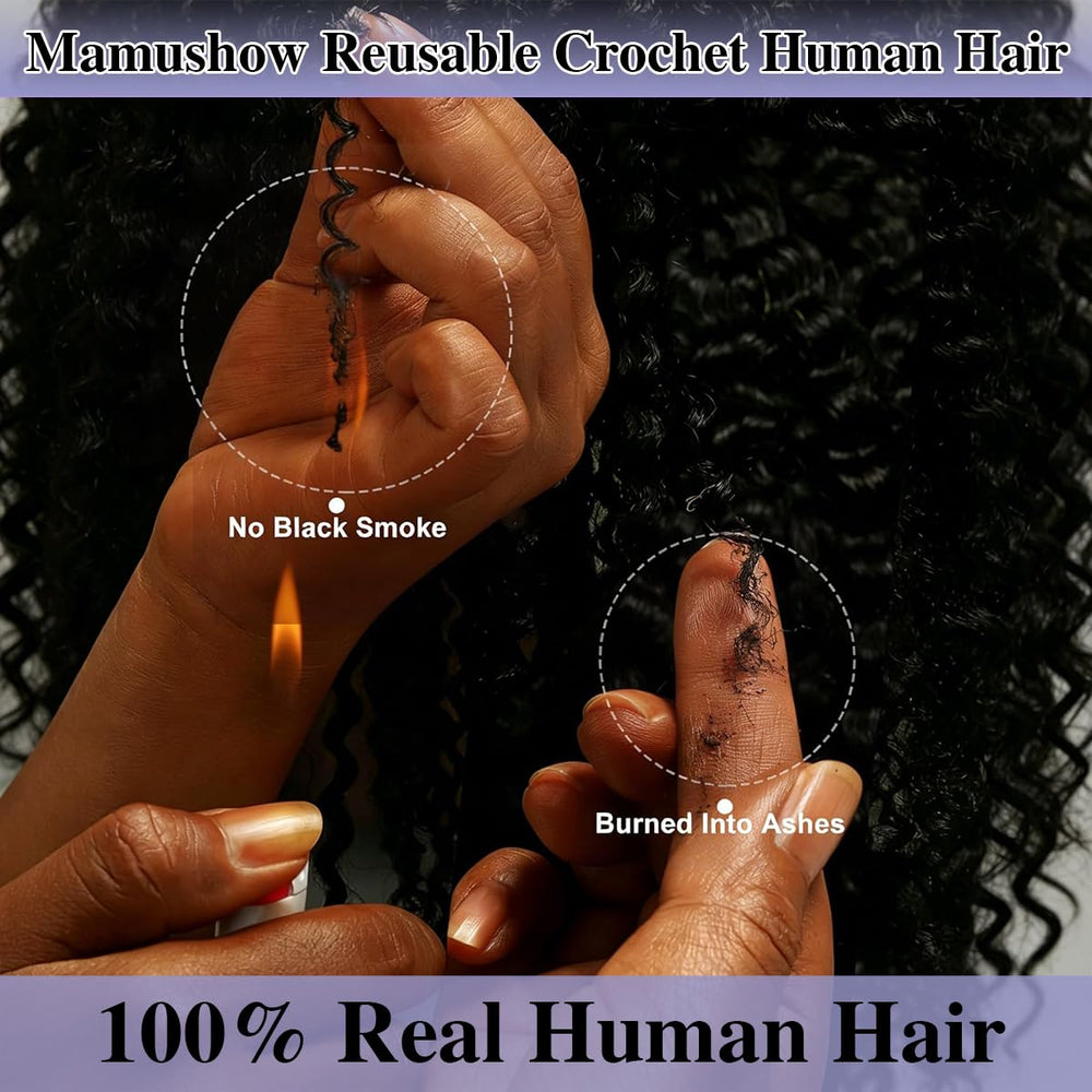Mamushow bundle held in hand to show 120g scale and realistic volume benefit
