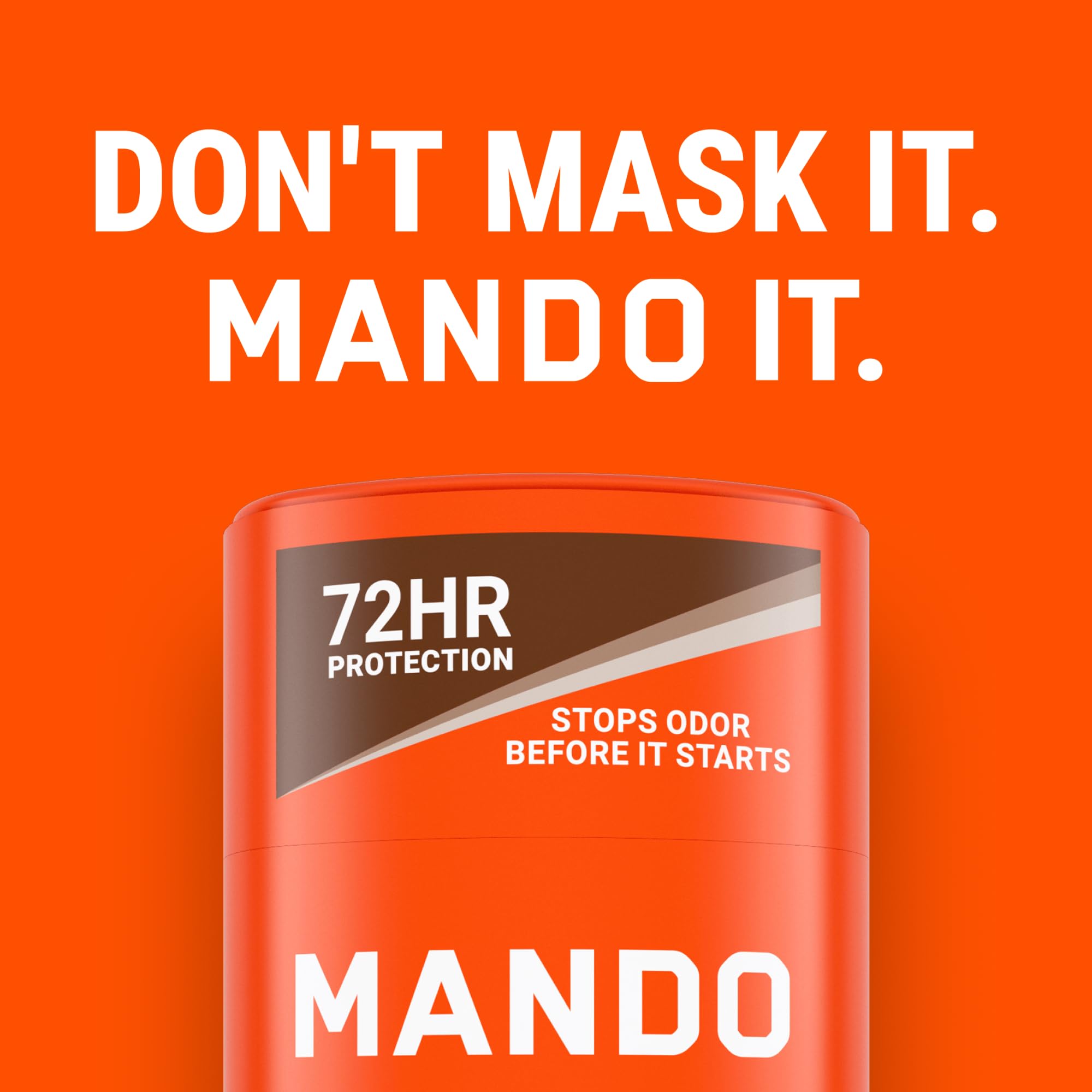 Mando being applied to arm demonstrating quick-dry protection