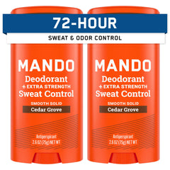 Mando Cedar Grove front packaging showing 2-pack benefit