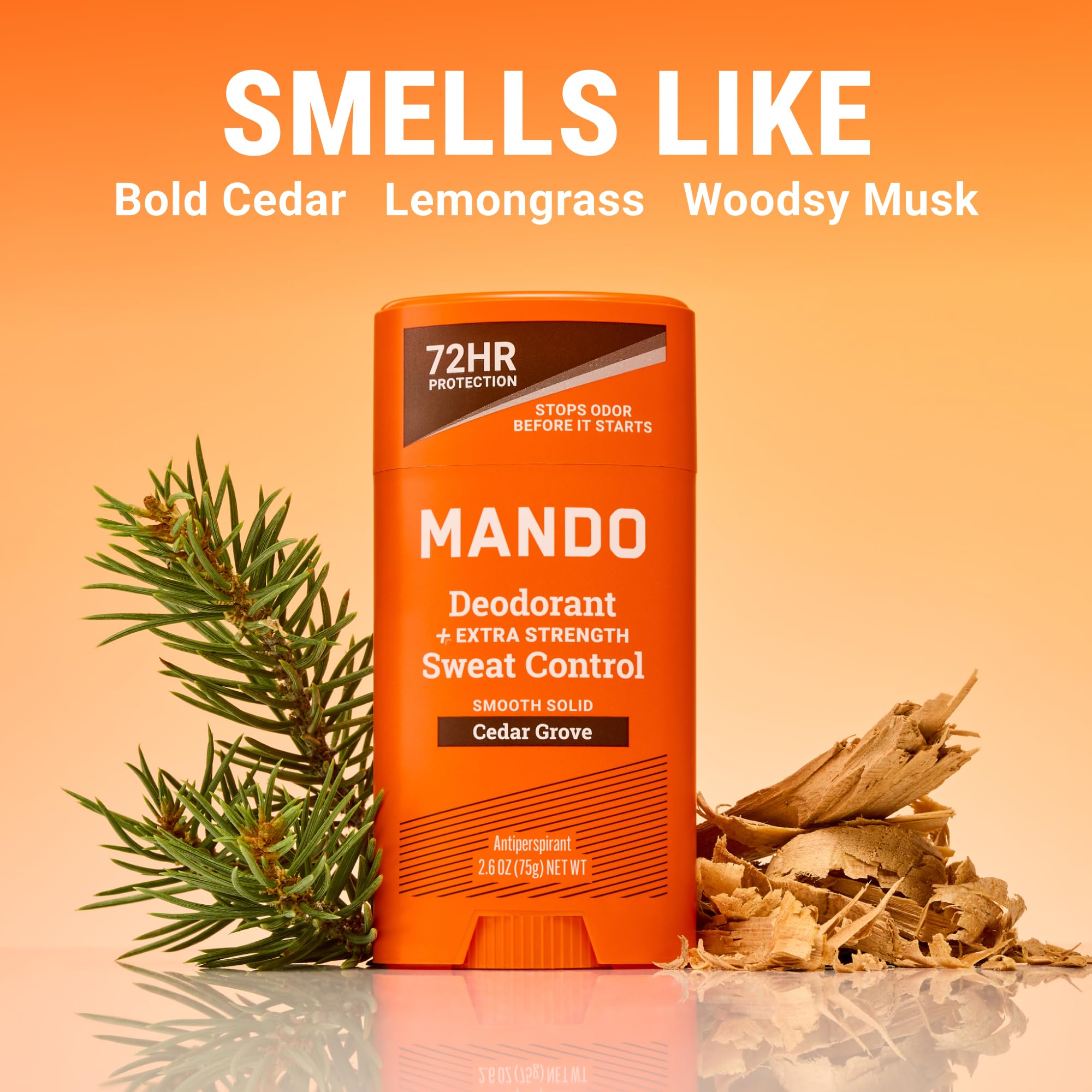 Mando stick texture close-up demonstrating smooth application