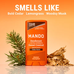 Mando stick texture close-up demonstrating smooth application