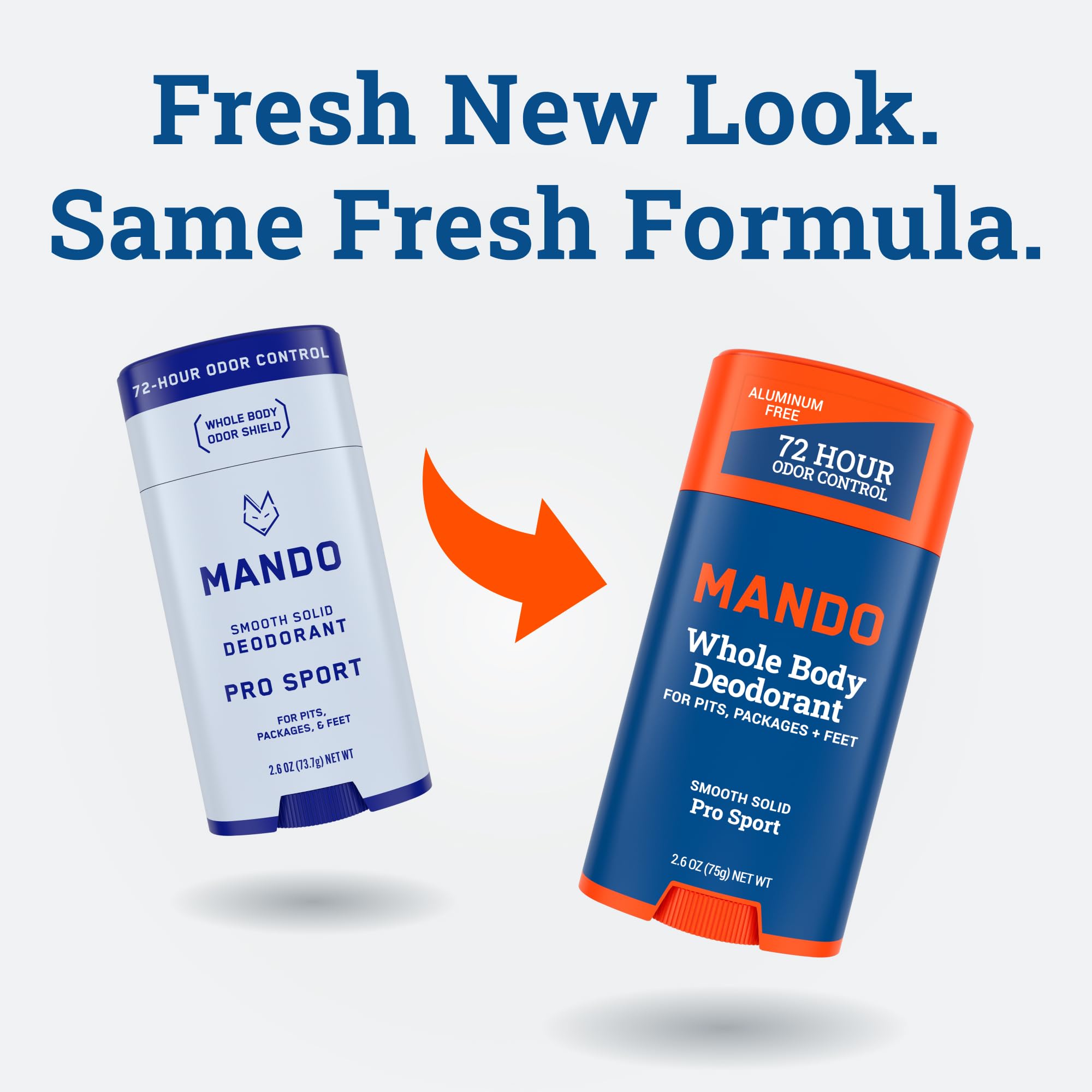 Applying Mando cream between toes to show targeted odor prevention and comfort
