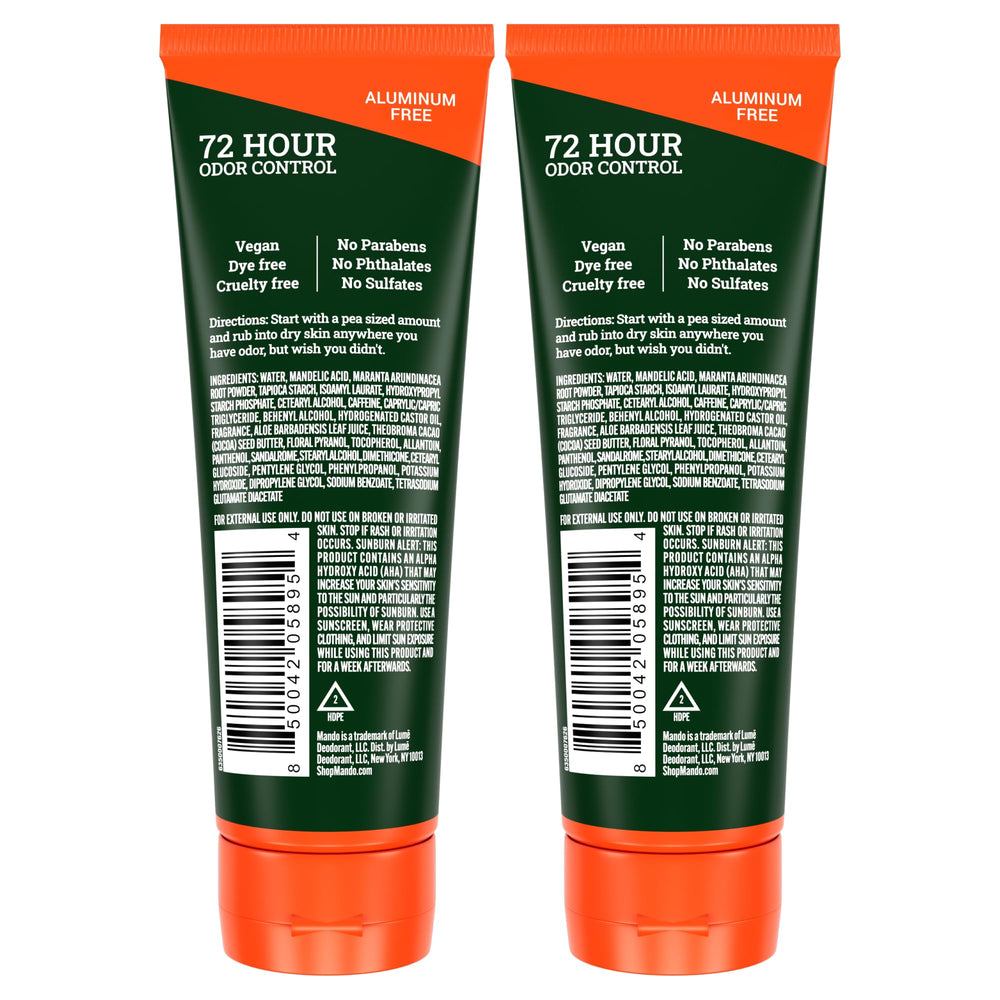 Mando cream texture close-up showing smooth spreadable formula benefit easy application