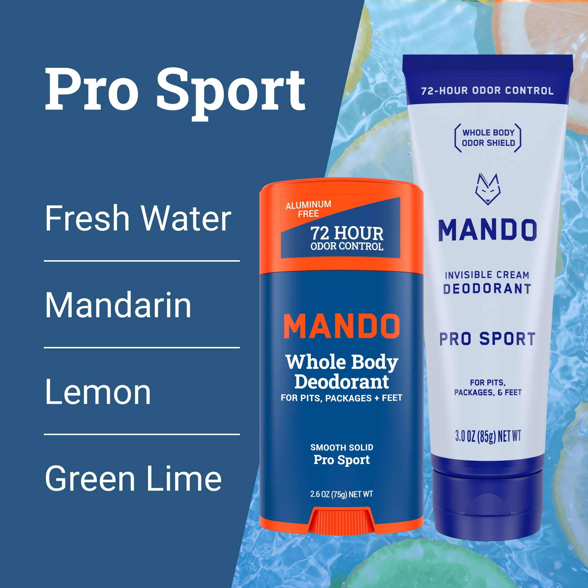 Mando products in a gym bag illustrating post-workout convenience and reliability
