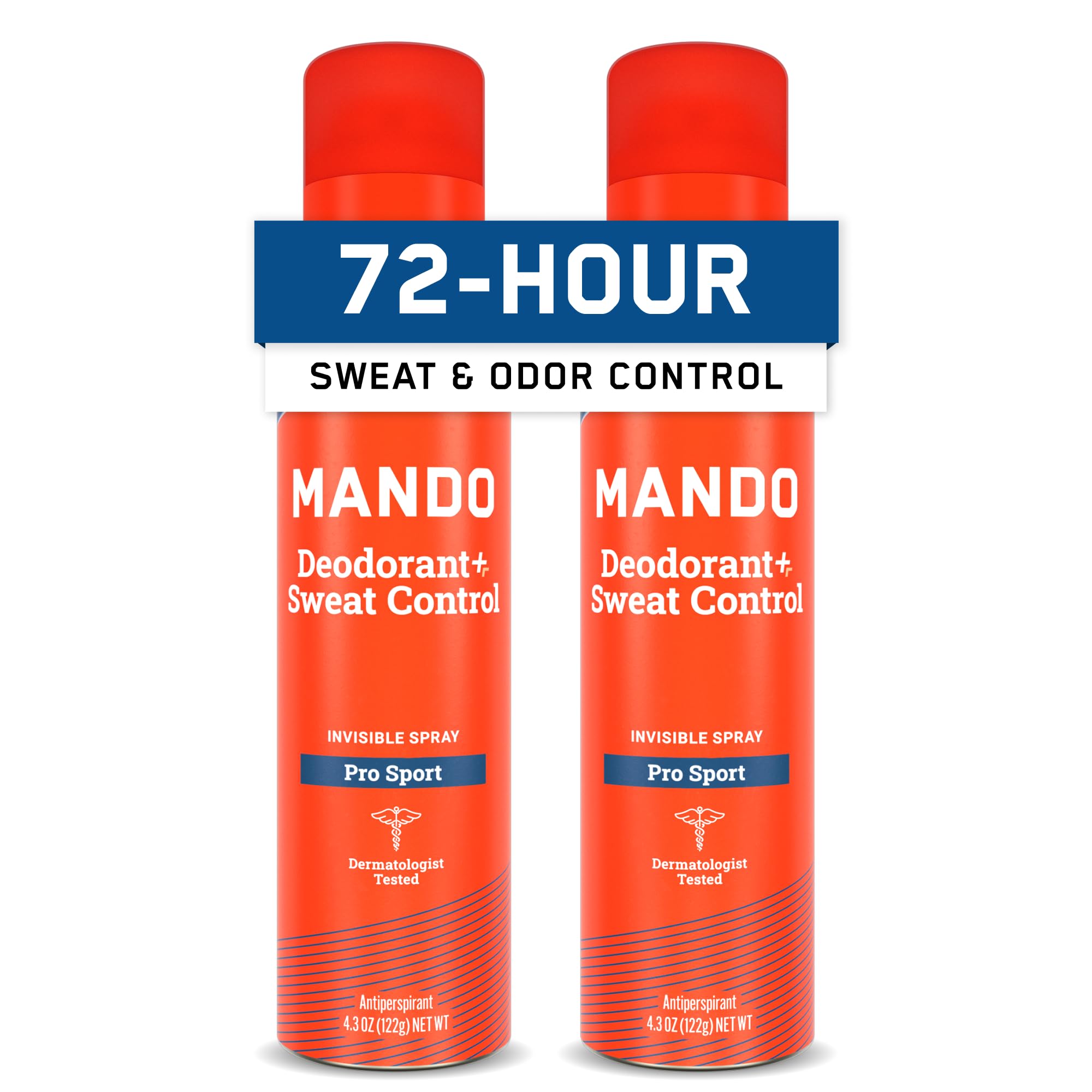 Mando front packaging showing two cans and product name for reliable protection