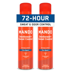 Mando front packaging showing two cans and product name for reliable protection