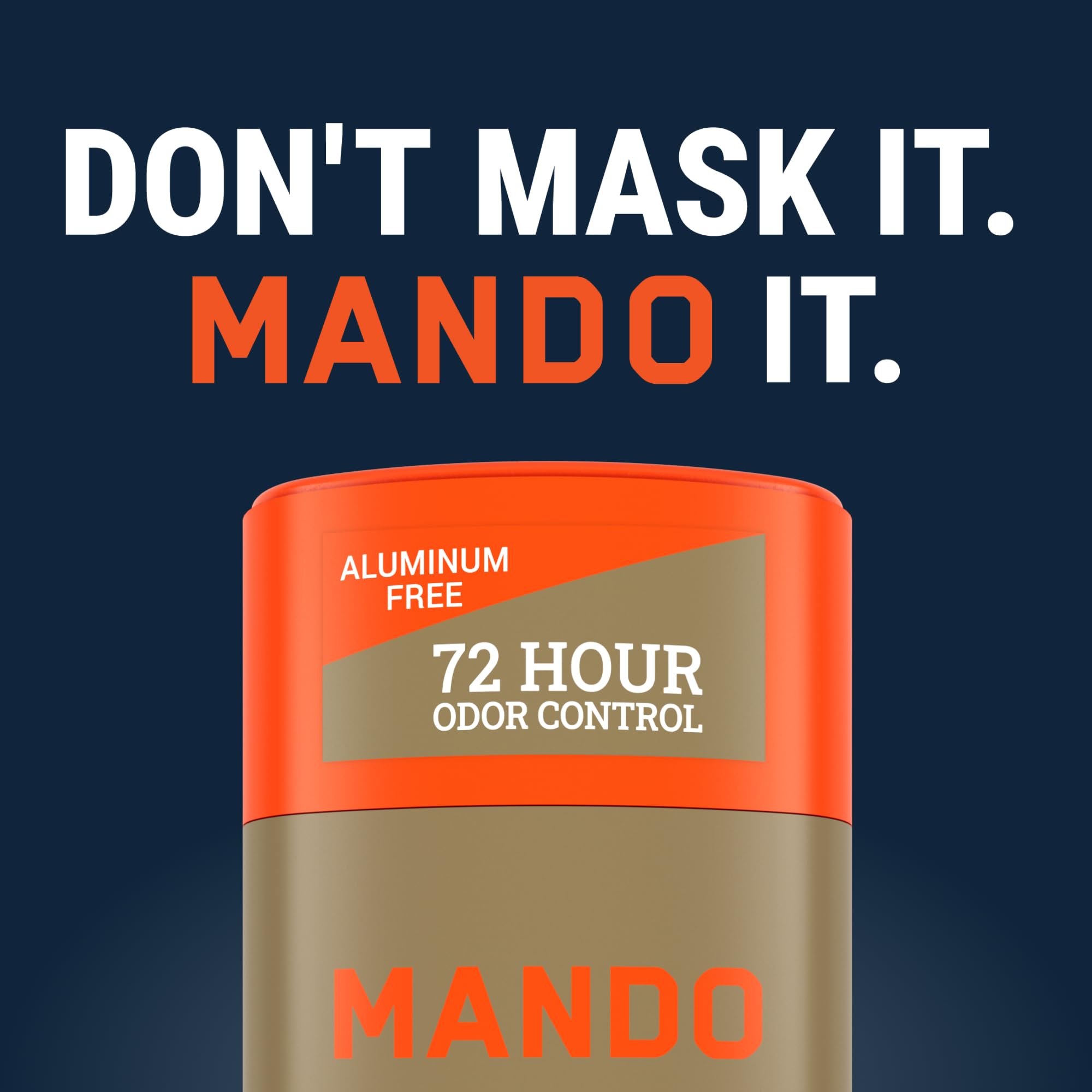 Mando on shower shelf with towel showing part of daily grooming routine for odor prevention