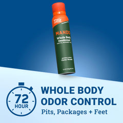 Mando nozzle close-up showing precise spray for even coverage benefit