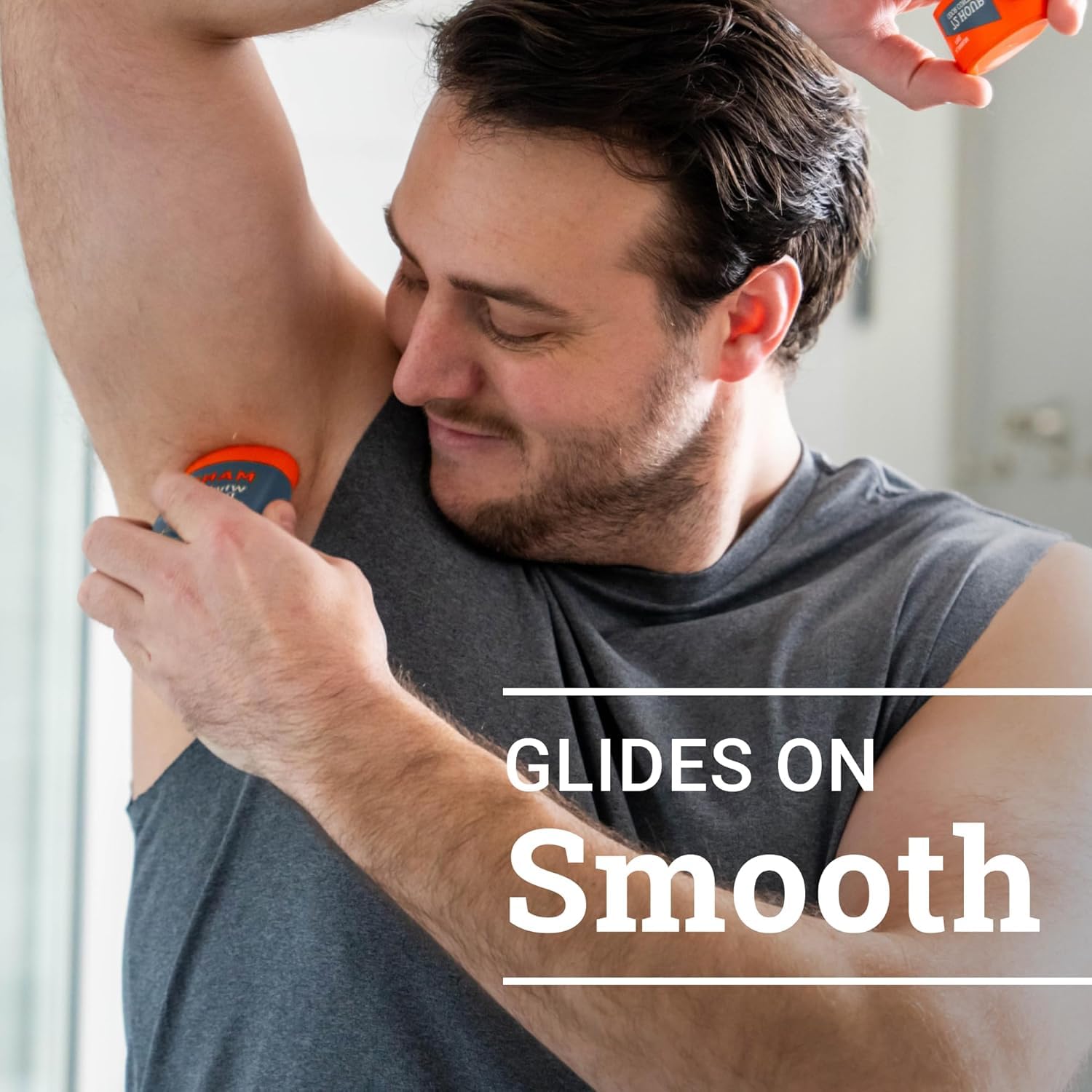 Mando stick inside gym bag for convenient on-the-go freshness