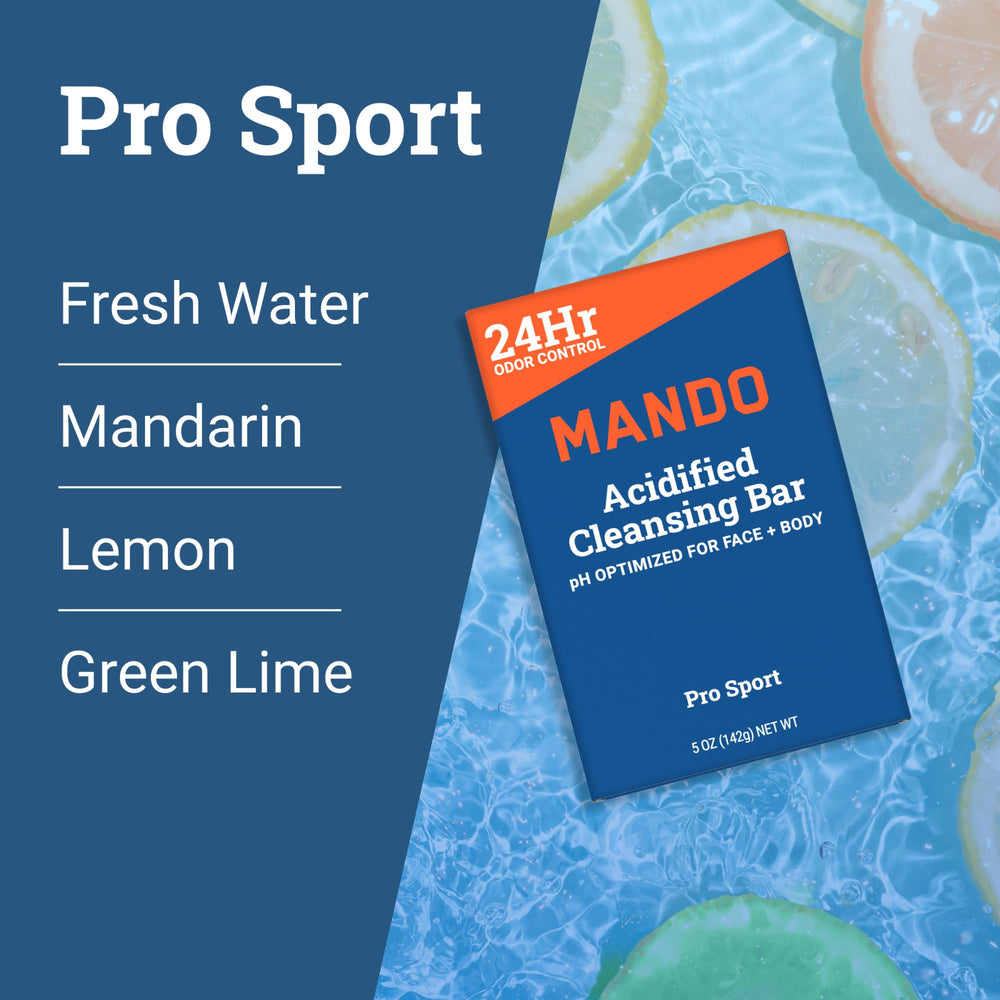 Applying Mando bar to underarm area offering targeted odor-control support