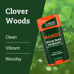 Mando Woods two-pack next to ruler to show compact 2.6 oz travel-friendly size