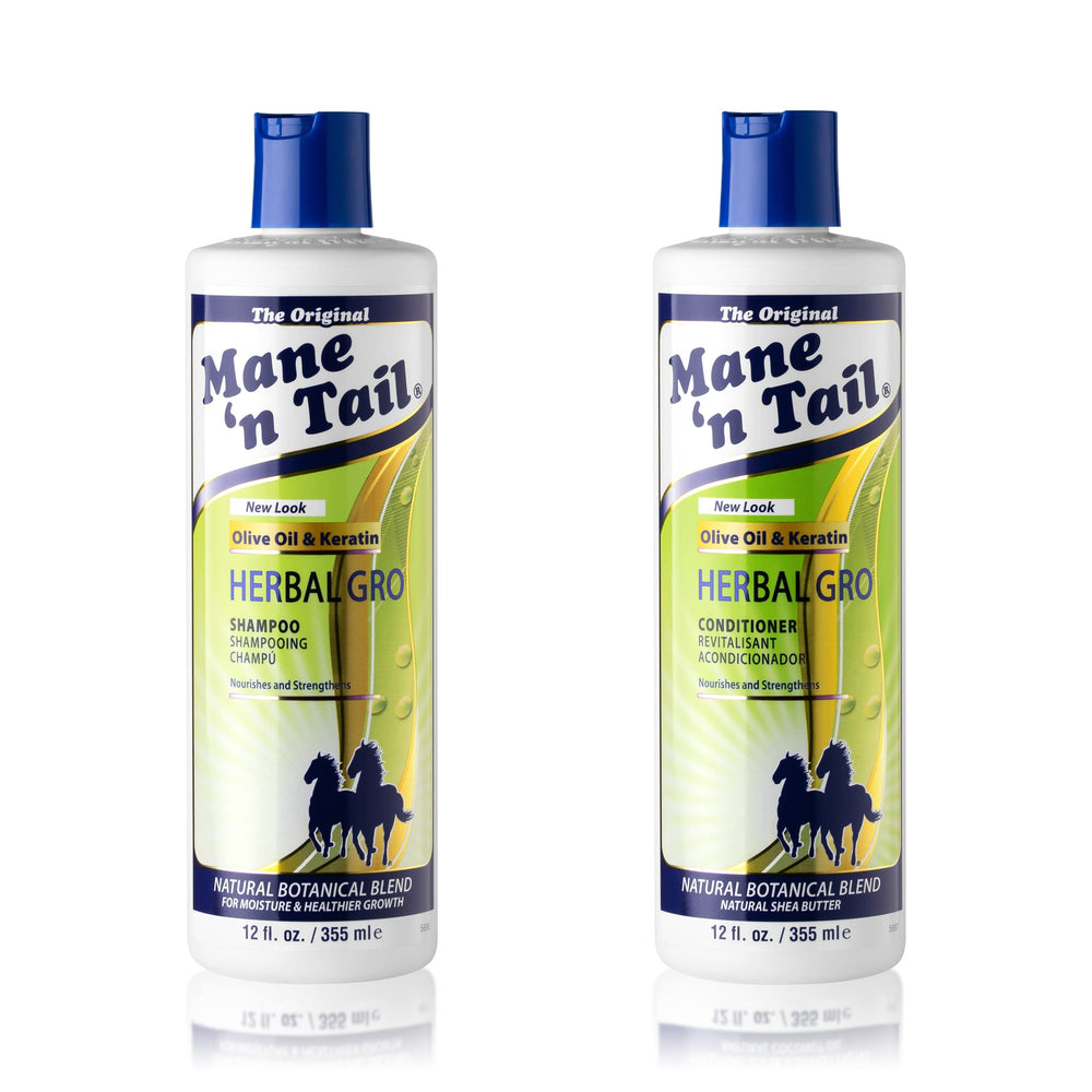 Mane 'n Tail front packaging showing set and benefits