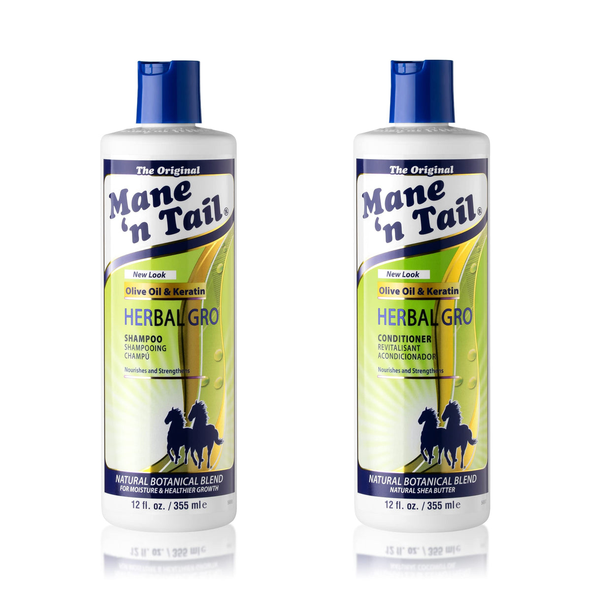 Mane 'n Tail front packaging showing set and benefits