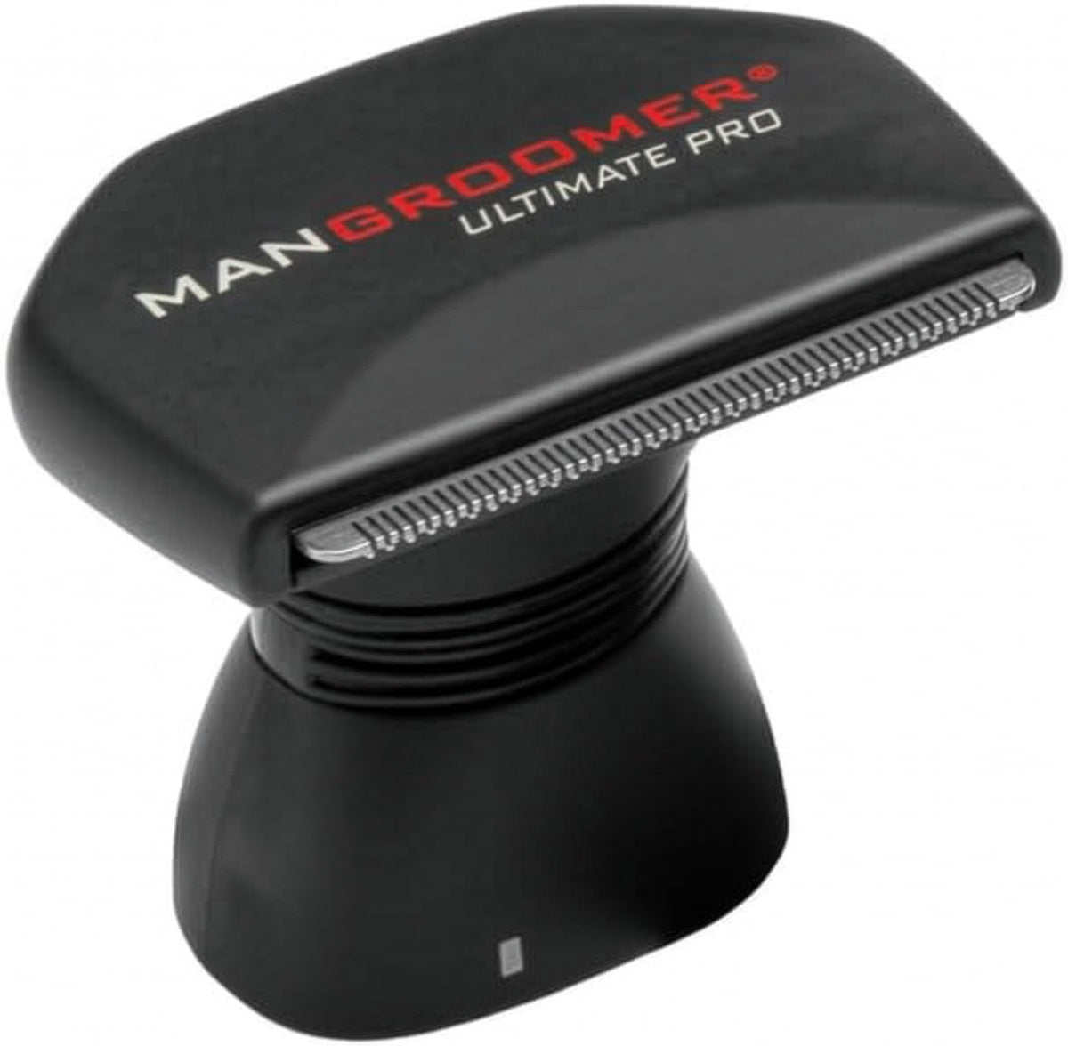 MANGROOMER attachment head front view showing fit and quick install benefit