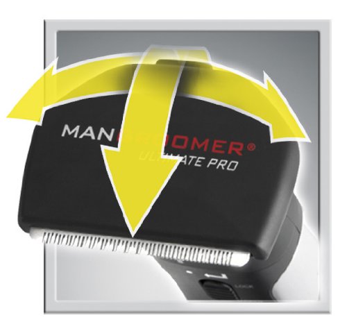 MANGROOMER travel storage case with shaver and attachments for portability