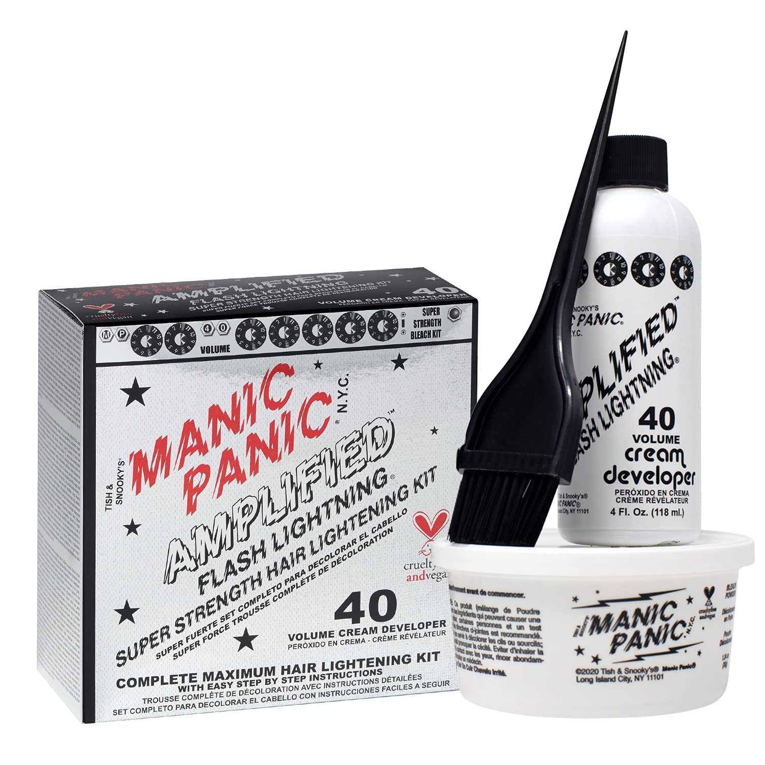 MANIC PANIC plastic cap on hair to retain heat and speed processing