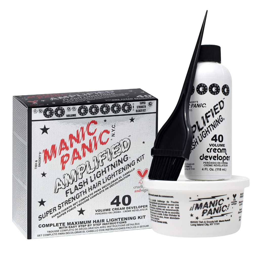 MANIC PANIC plastic cap on hair to retain heat and speed processing