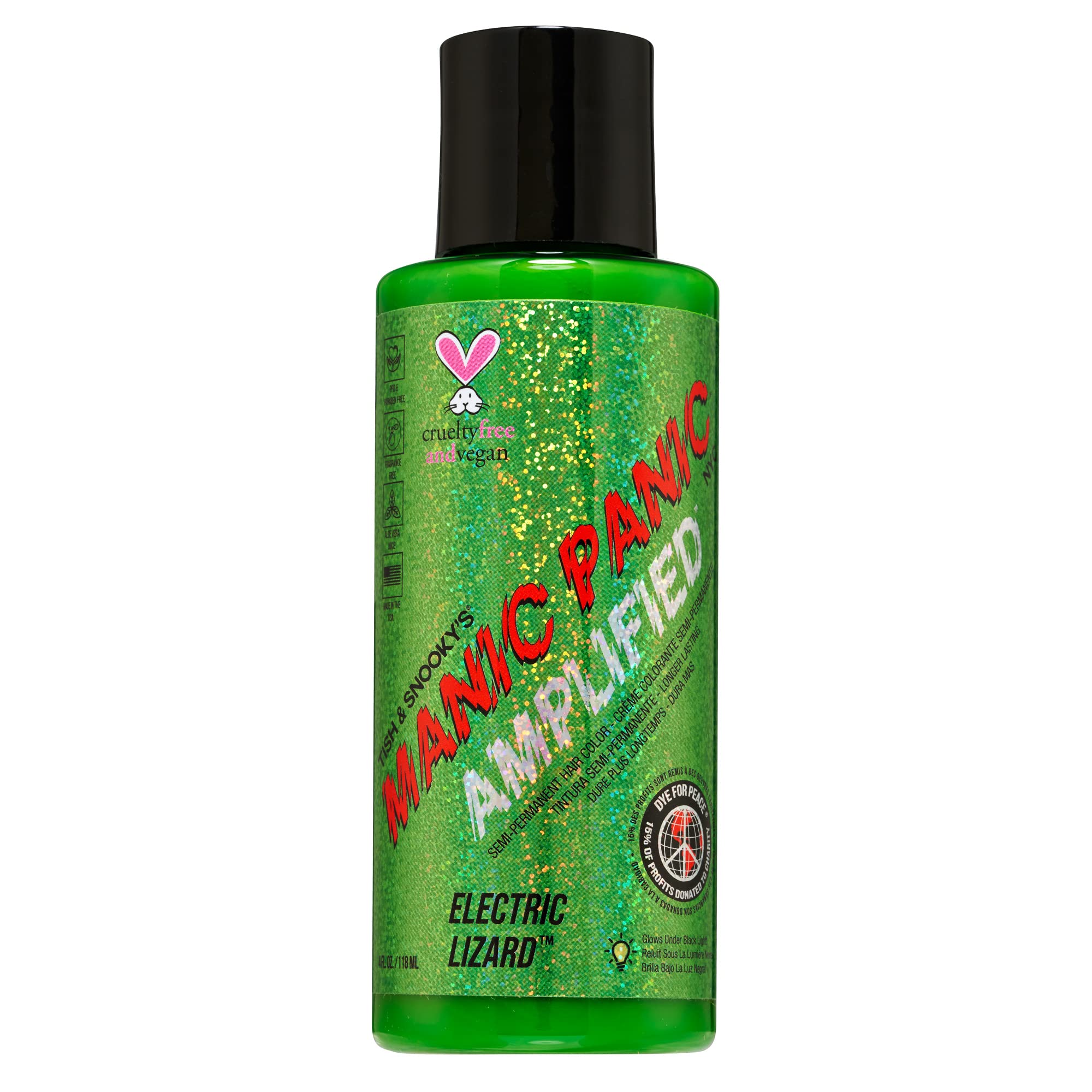 MANIC PANIC front packaging showing bright neon green dye and brand visibility