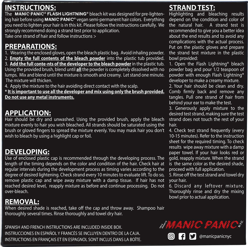 MANIC PANIC lifestyle salon-style setup showing professional tools for salon-quality results