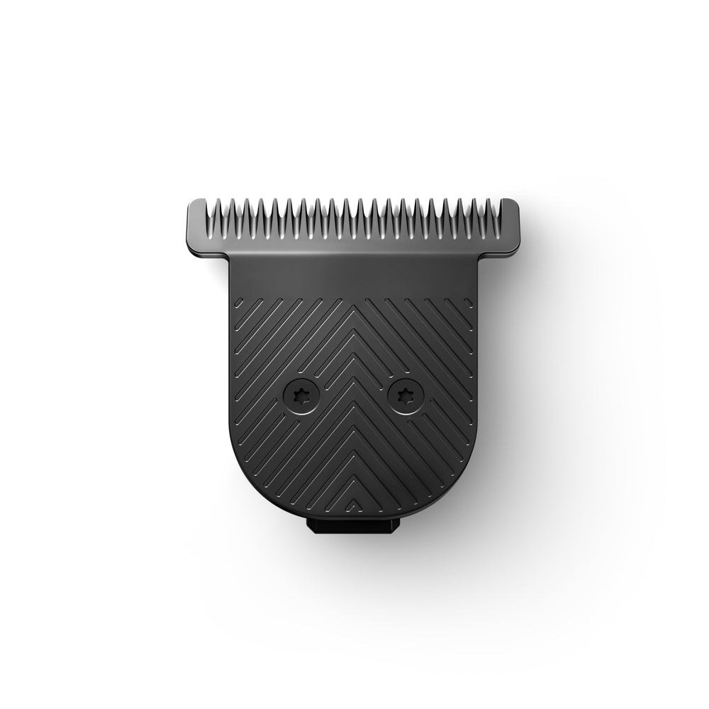 MANSCAPED replacement blade packaging showing product info and easy-storage benefit