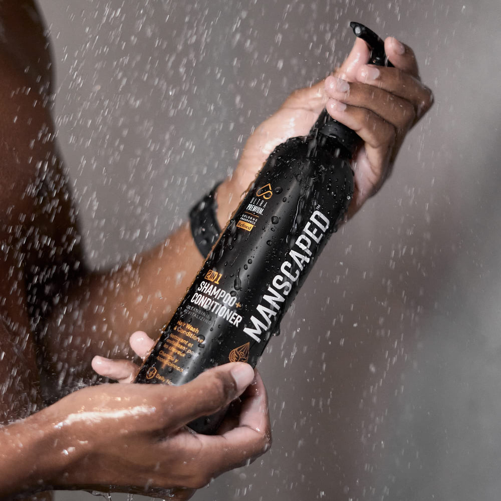 MANSCAPED sea kelp ingredient close-up highlighting natural nourishment