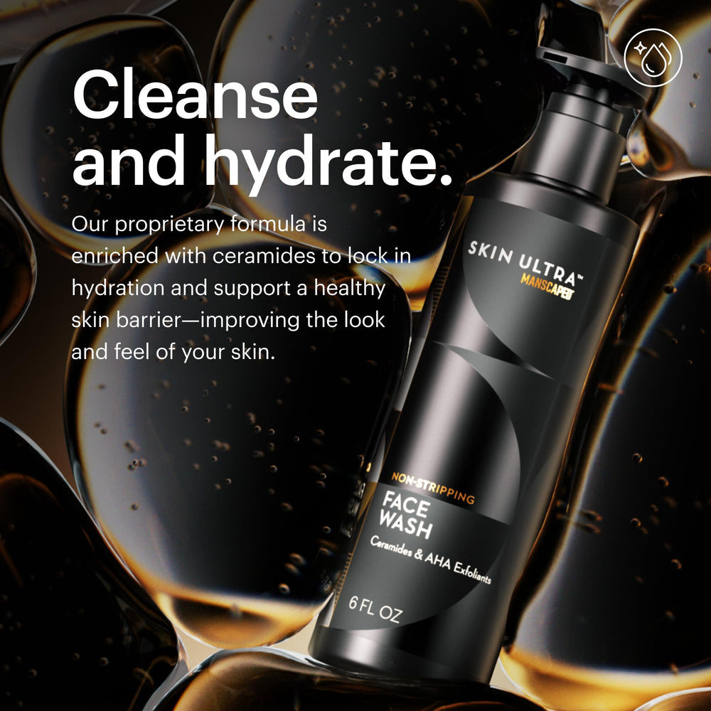 MANSCAPED brightening serum dropper detail delivering concentrated vitamin C for brighter skin