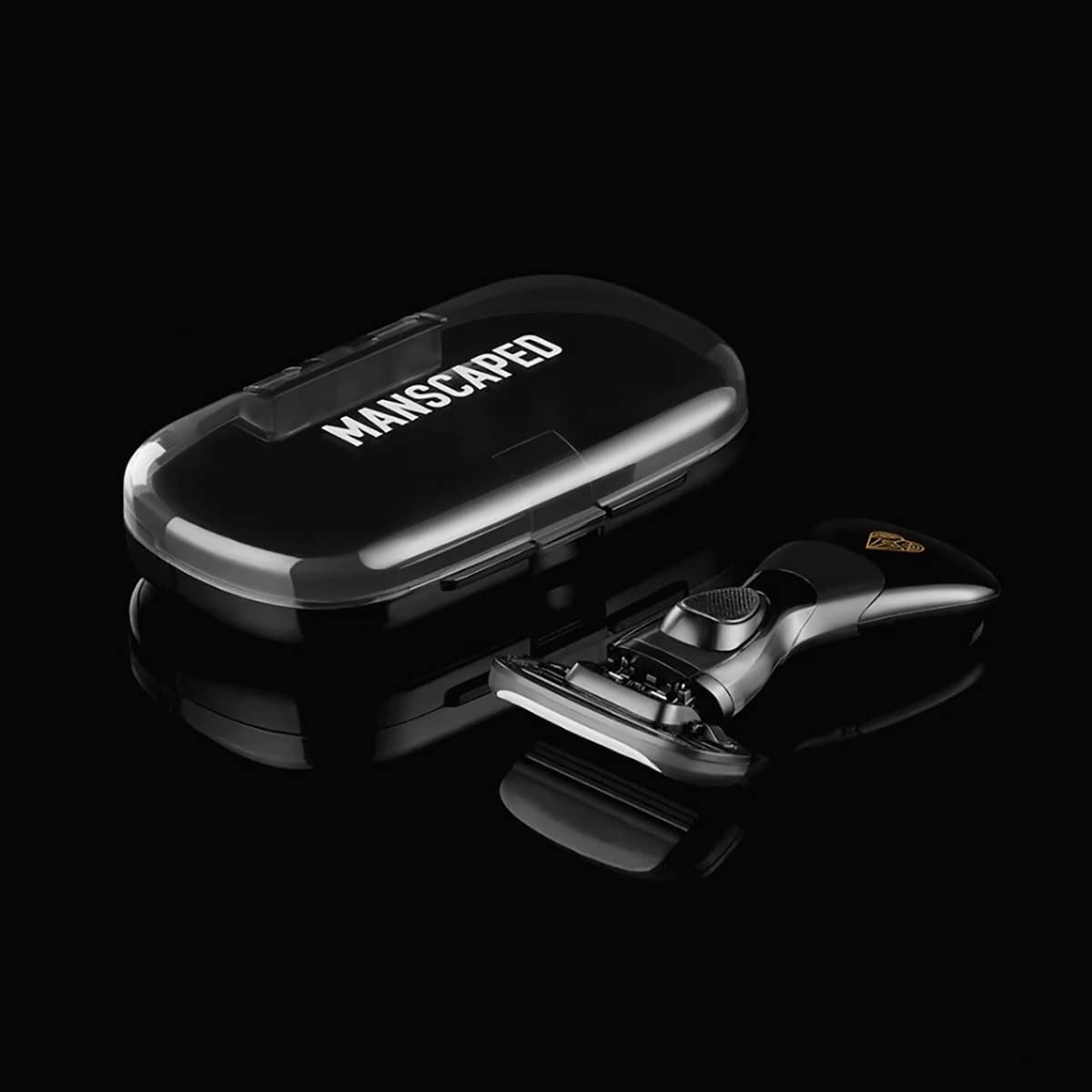 MANSCAPED travel-ready packaging for compact storage and on-the-go use