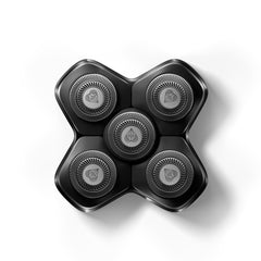MANSCAPED replacement pad front view showing five-blade head for smooth shaves