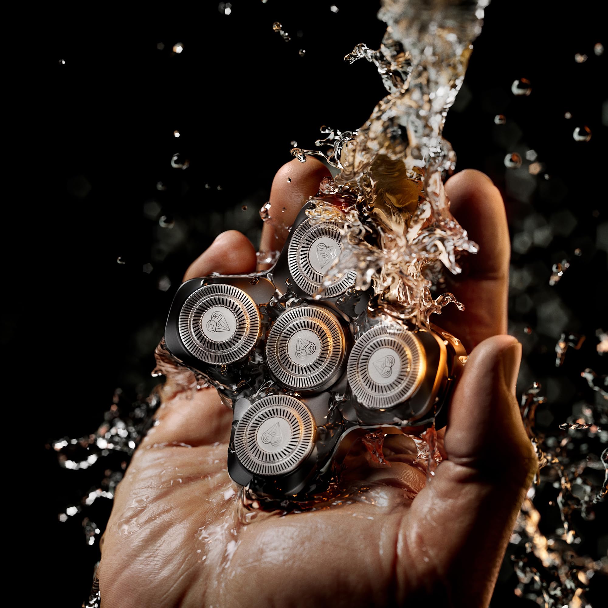 MANSCAPED magnetic attachment detail for fast, tool-free blade replacement