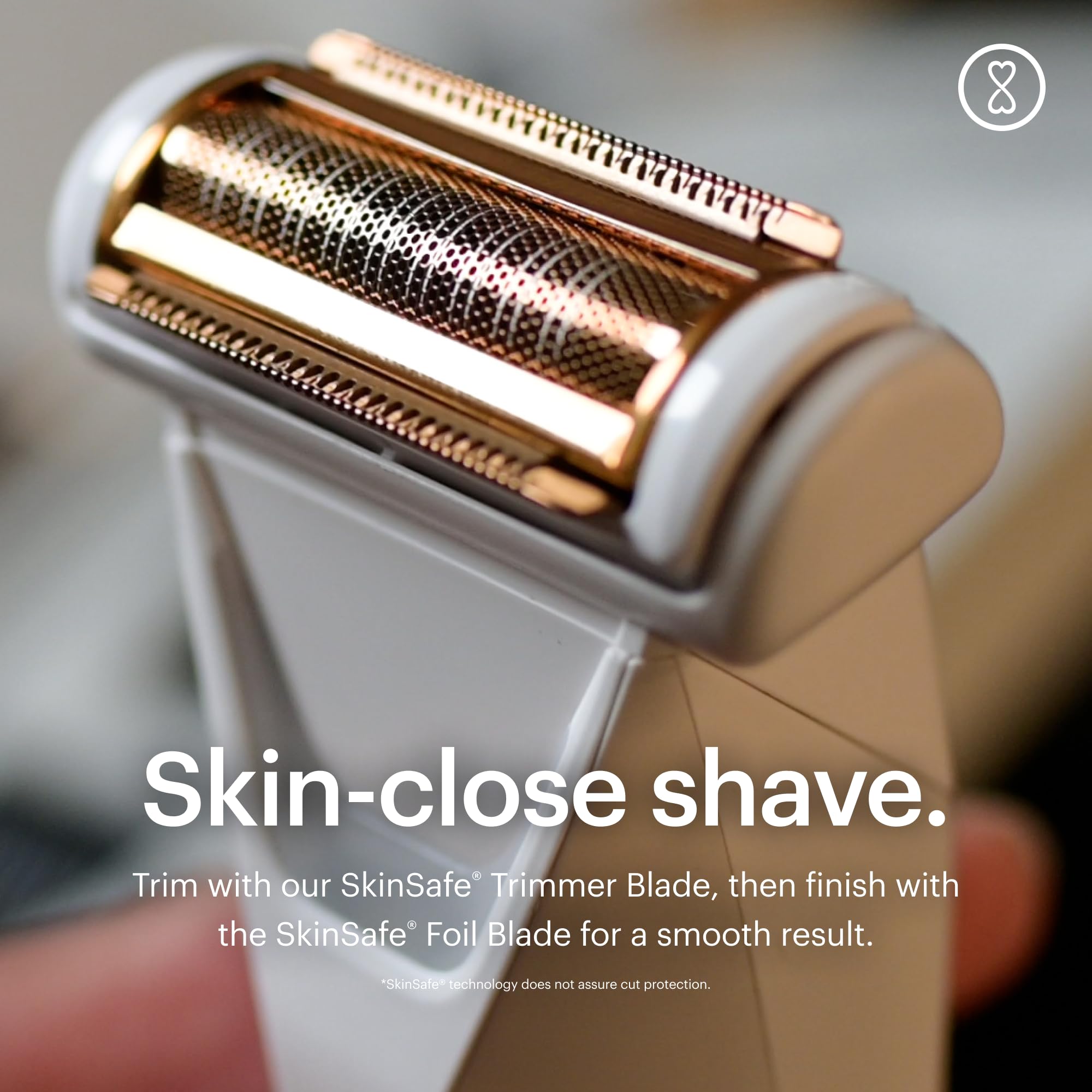 MANSCAPED LED lights illuminating grooming spot for better visibility and accurate trimming