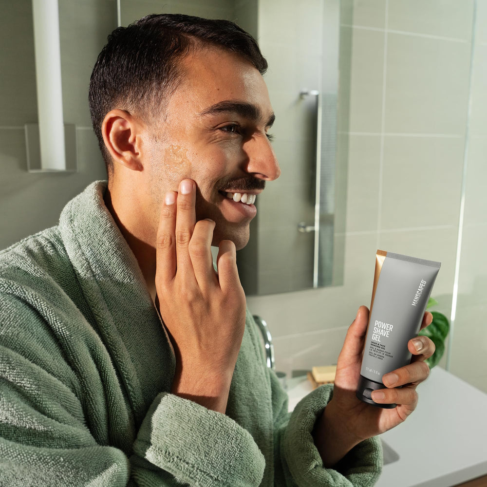 MANSCAPED full package laid out for travel-ready grooming convenience
