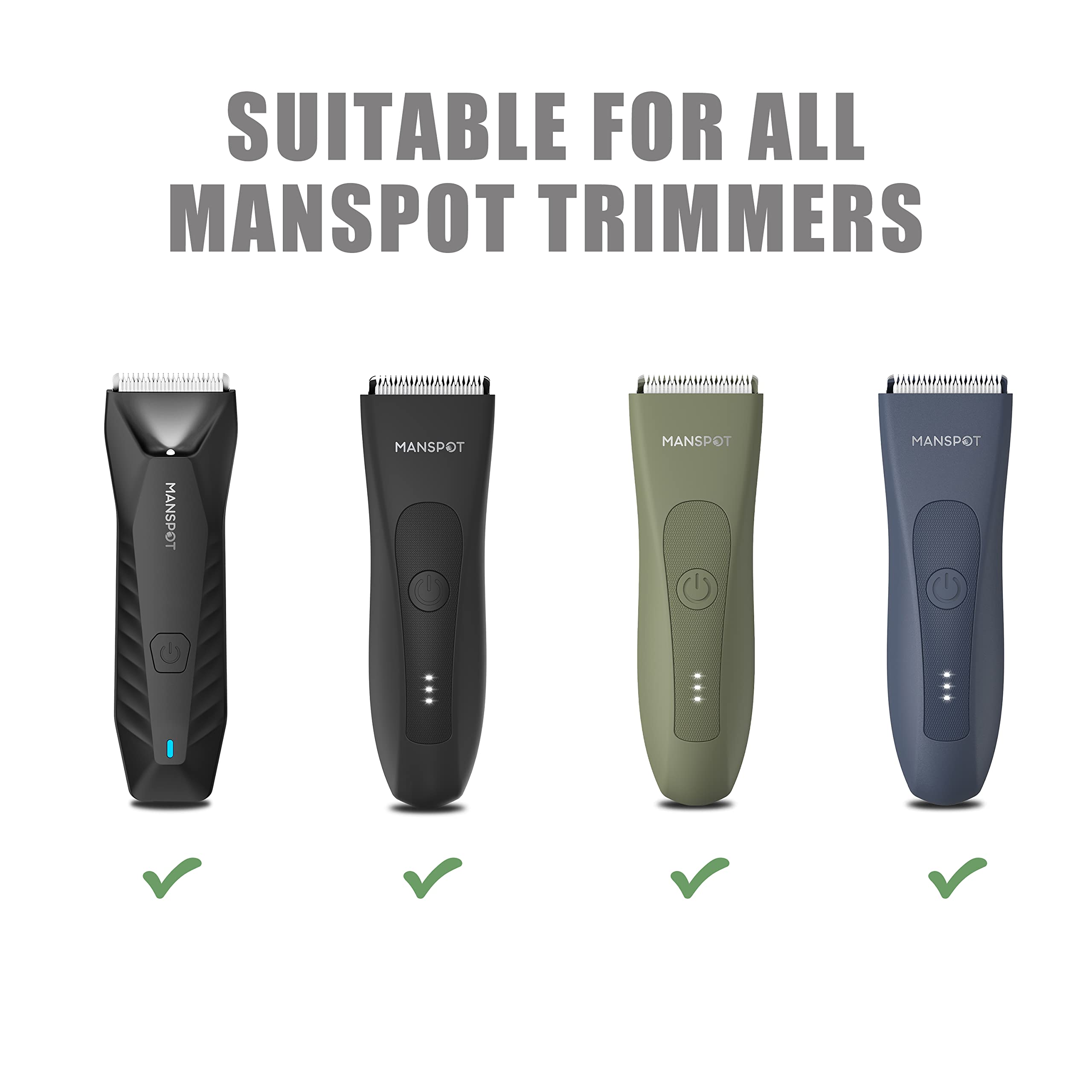 MANSPOT closeup of ceramic blade edge highlighting durable, rust‑resistant construction