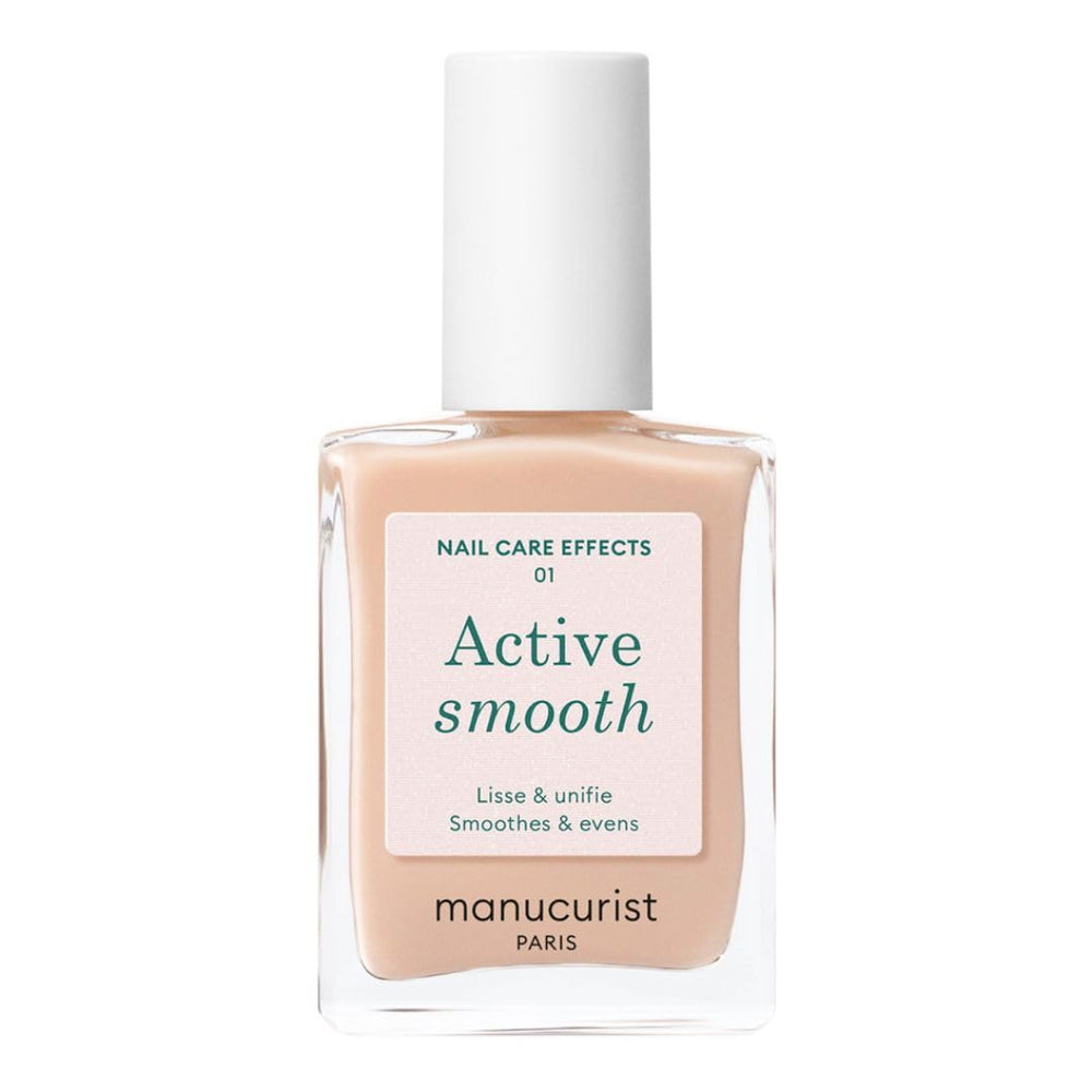 Manucurist bottle front view showing beige tint and quick-care benefit