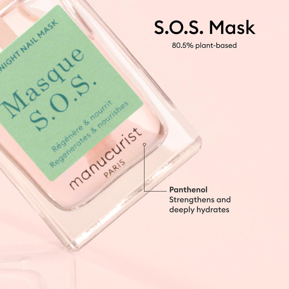 Manucurist bottles next to ruler showing compact travel-friendly size benefit