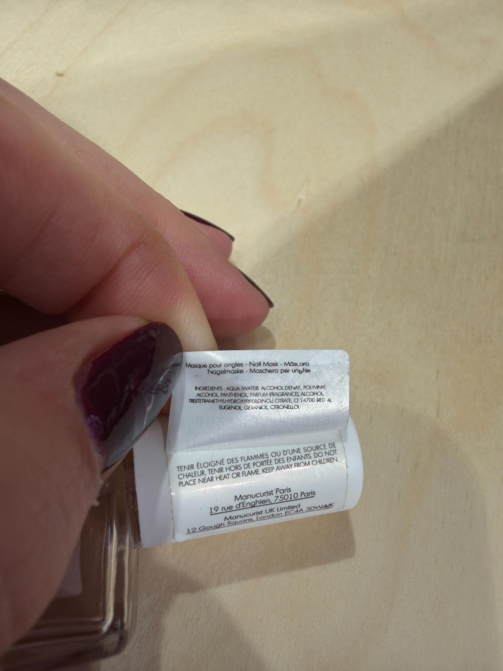 Manucurist booster applied to hands during daytime for visible protection benefit
