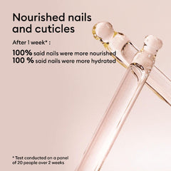 Manucurist Green Oil being massaged into cuticles to restore softness and protection