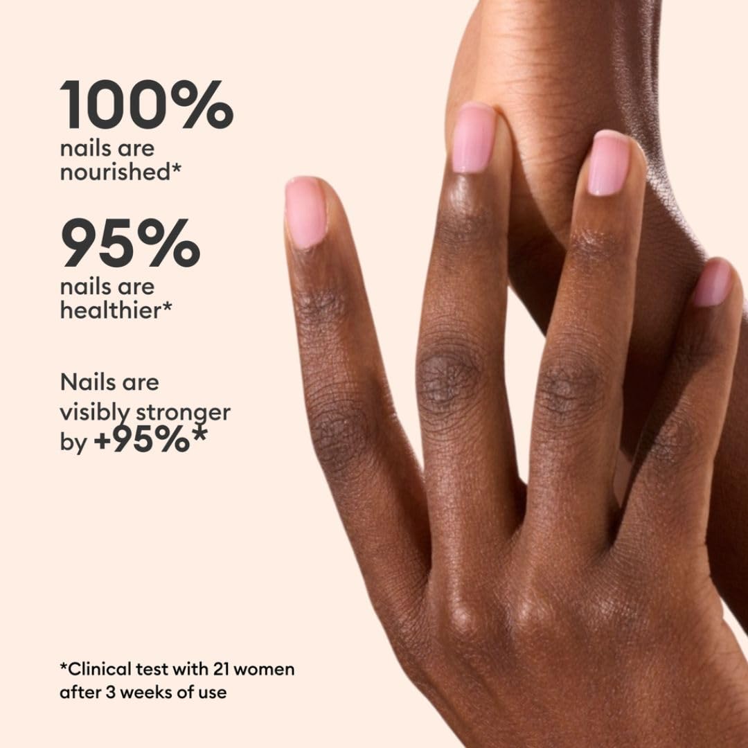Manucurist on nails lilac tint giving subtle color and coverage benefit
