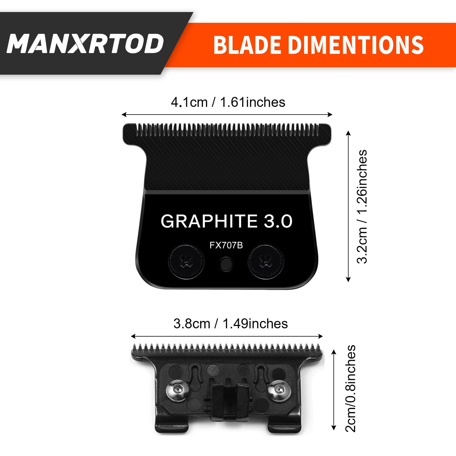 Manxrtod GRAPHITE 3.0 in barbershop use showing precise edge-ups, improves styling control