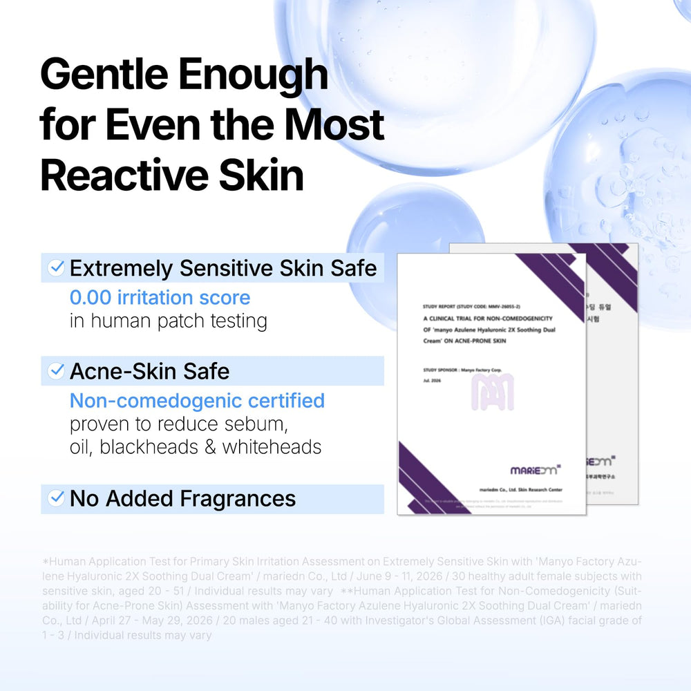 ma:nyo cream on bathroom shelf suggesting night routine hydration benefit