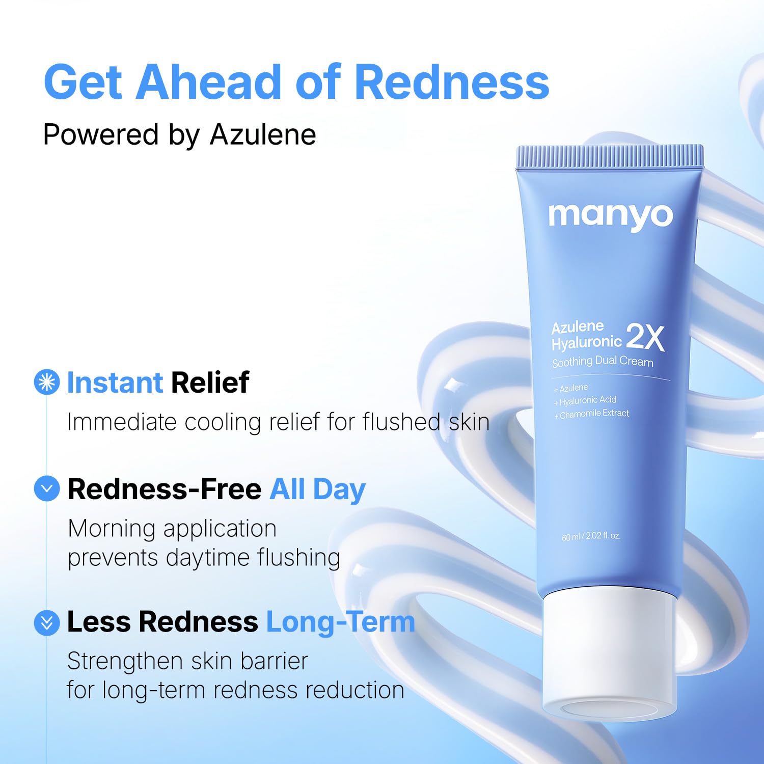 ma:nyo cream open showing smooth texture and quick absorption benefit