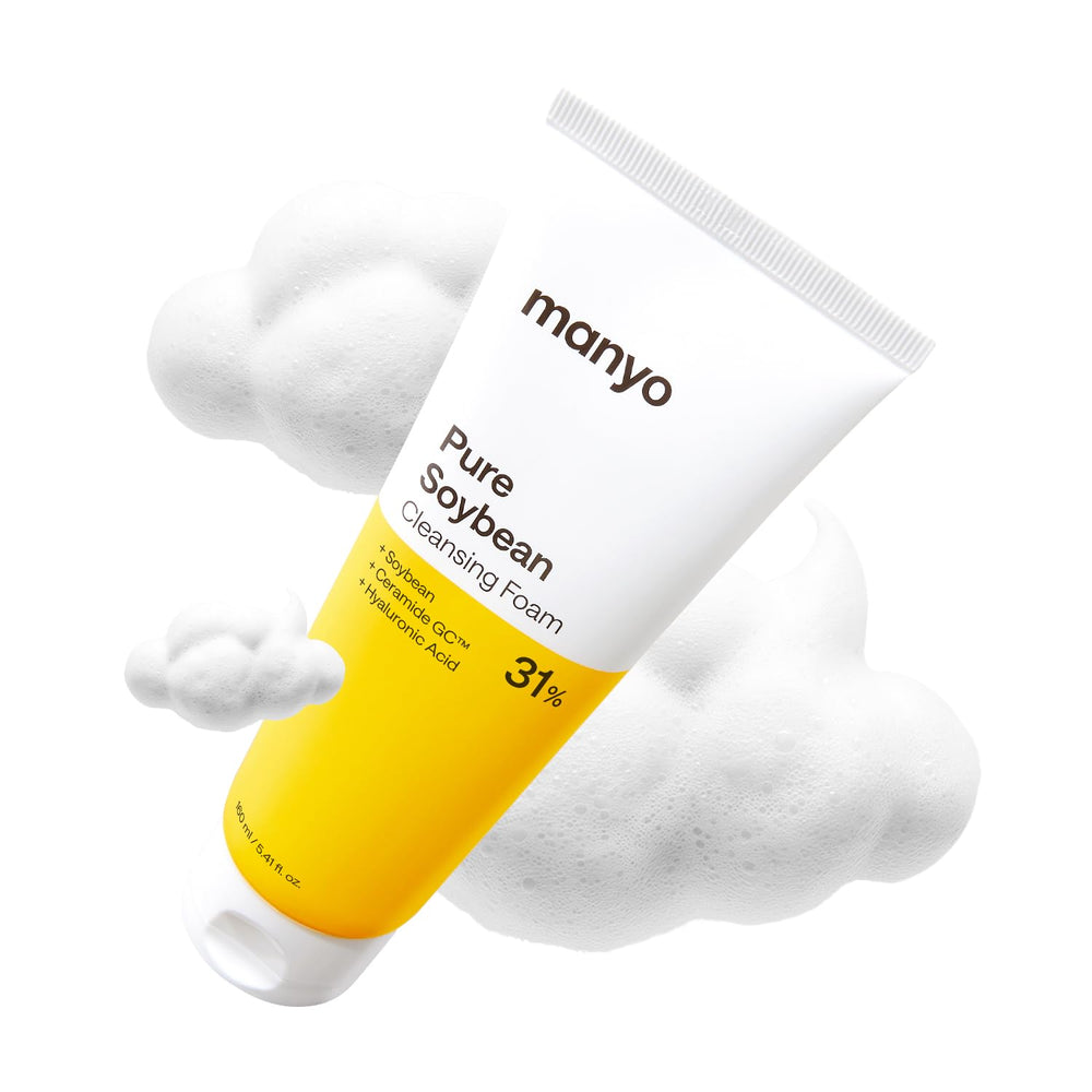 ma:nyo front packaging showing pump and bottle benefits lightweight cleanse