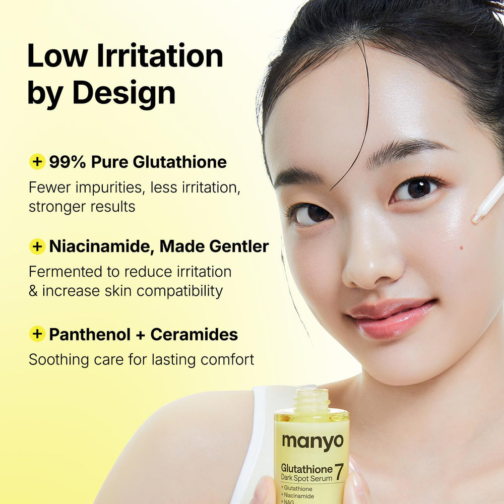 ma:nyo close-up of ceramide and panthenol callouts to show barrier-supporting benefits